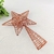 Ponteira De Árvore De Natal Estrela Bronze 30x20x6cm Glitter - loja online