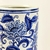 Vaso Porta Guarda Chuva Decorativo Azul E Branco 40x15cm M