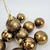 Bola De Natal Bronze Mix 4cm Para Árvore Kit 12pc - comprar online
