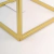 Porta Velas Dourado 20x17x17cm Castiçal Candelabro Metal - loja online