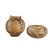 Lanterna Decorativa Marroquina De Rattan Style Kit 2pc