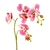 Orquídea Rosa 3D 68x13cm Planta Artificial Toque Real