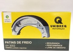 Patins Lona de Freio Biz Bros Xlx Titan Twister Traseiro Unibreq