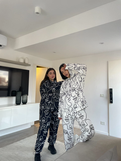 Pant Oversize Galaxy Black