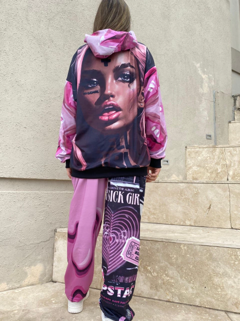 Buzo Oversize Pink Girl