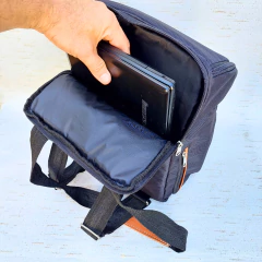 Imagen de BM17 - Mochila-Morral Matero de cordura y cuero