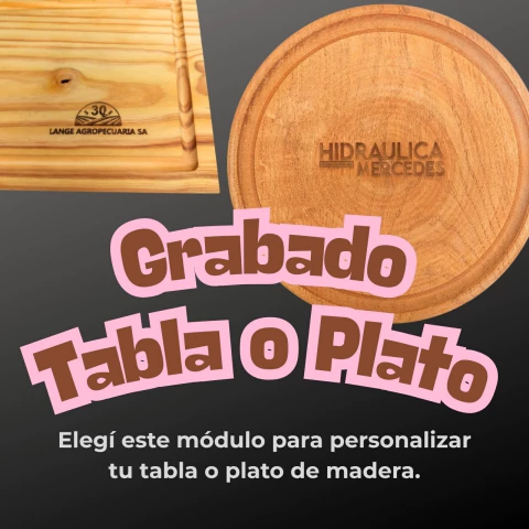 GR8 - Grabado Tabla o Plato - comprar online