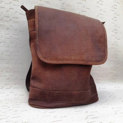 BM10 - Mochila / Morral Matera de CUERO con Porta Notebook - Tienda Matera