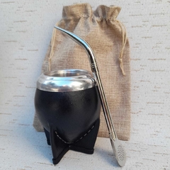 OF39 - Oferta Mate Torpedo + Bombilla Pico de Loro + Bolsita Arpillera