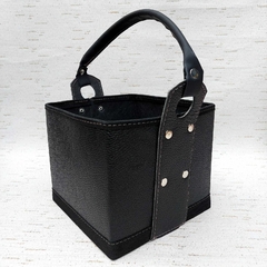 BM12 / Canasta tipo uruguaya Matera de Ecocuero - comprar online