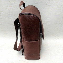 BM29 - Mochila Morral de Cuero Legítimo - Tienda Matera