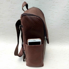 BM29 - Mochila Morral de Cuero Legítimo - tienda online