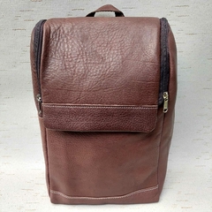 BM29 - Mochila Morral de Cuero Legítimo
