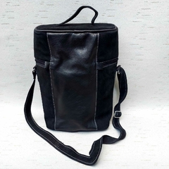 BM28 - Bolso Matero Morral de Cuero Descarne - Tienda Matera
