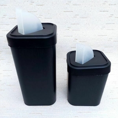 Y7 - Set Yerbera y Azucarera diseño rectangular NEGRO