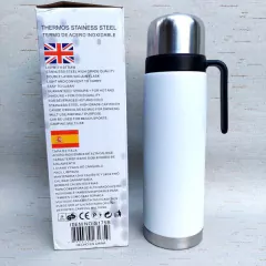 T26 - Termo de Acero de 1 litro color Blanco - Tienda Matera