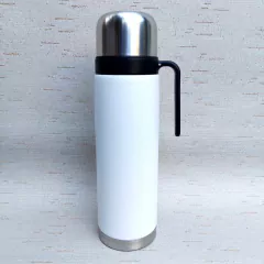 T26 - Termo de Acero de 1 litro color Blanco - comprar online