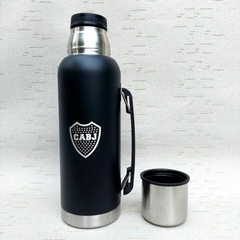 T31 / Termo de Acero Boca Juniors con Manija 1 litro - comprar online