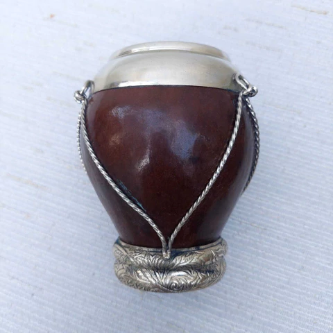 M45 - Mate Torpedo Criollo de Calabaza y Alpaca - comprar online