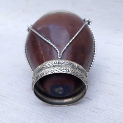 M45 - Mate Torpedo Criollo de Calabaza y Alpaca - Tienda Matera