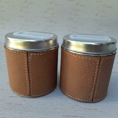 Y5 - Set x 2 Latas forradas Cuero en internet