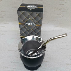 M66 - Mate TERMICO de Acero con Bombilla - tienda online