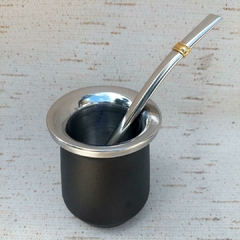 M21 - Mate de Acero con bombilla de regalo - Tienda Matera