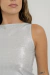 Musculosa Carmina - Plateado - tienda online