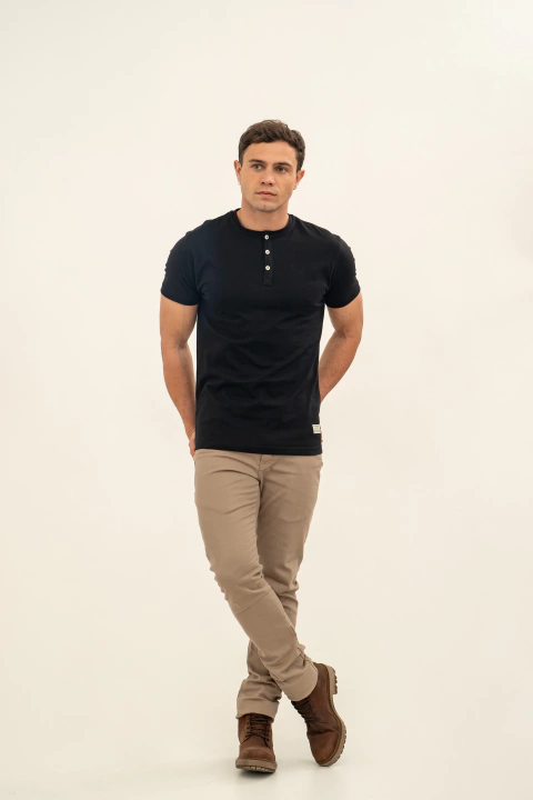 Remera Pampa - Negro