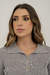 Cardigan Palma - Gris Melange - La Argentina