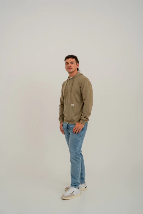 Buzo con Capucha - Verde Olivo - comprar online