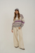 Sweater Hortensia - Lila y Natural - comprar online