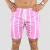 Short Tactel Listrado Rosa - comprar online