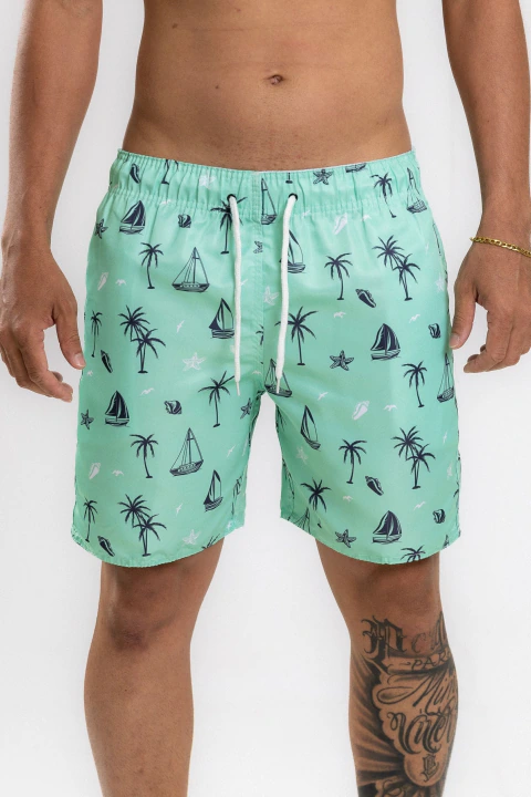 Short Tactel Tropical