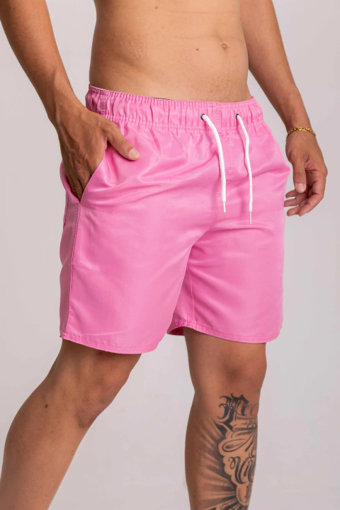 Short Tactel Rosa Bebê - comprar online
