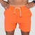 Short Elastano Laranja Neon