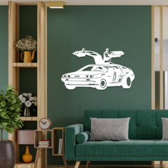 Wood Wall Art - Delorean en internet