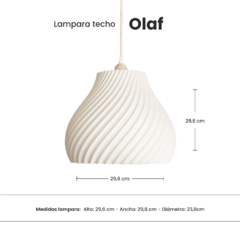 Lampara Techo 3D - Olaf - comprar online