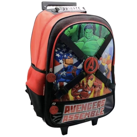 MOCHILA AVENGERS CON CARRO 18"