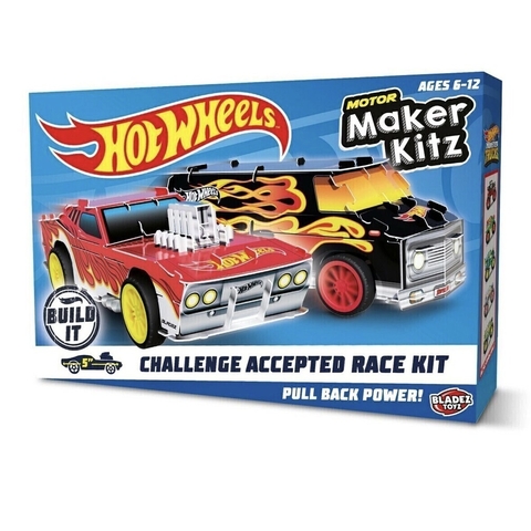 Hotwheels Vehículo Pull Back Maker Kitz