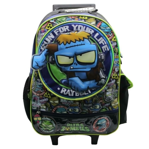 Mochila Escolar Zombie 18" Con Carro - comprar online