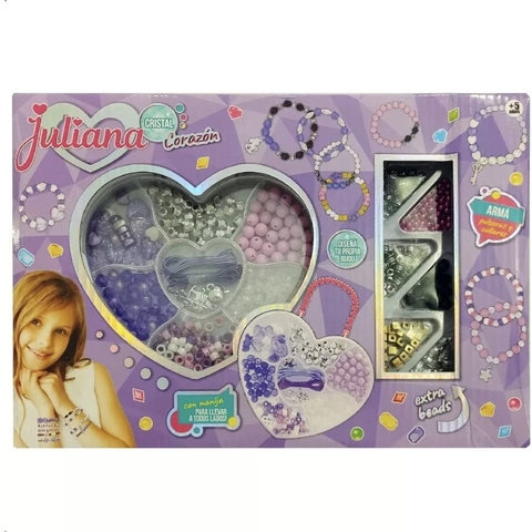 Juliana Cristal Corazon Bijou Pulseras Y Collares - comprar online