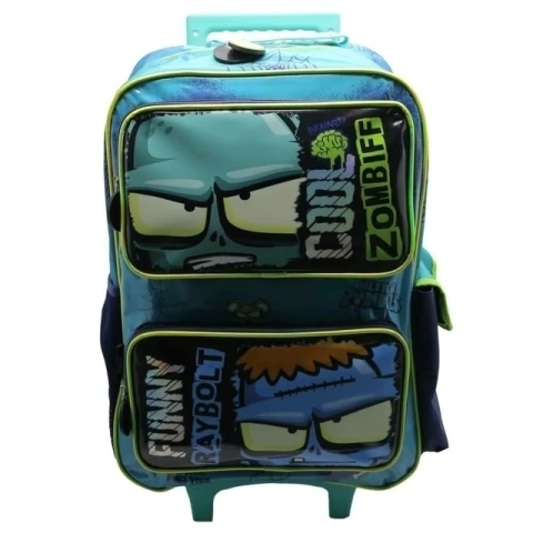 Mochila Escolar Zombie 18" Con Carro - comprar online