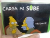 Portasube Carga mi sube Obligame Simpson