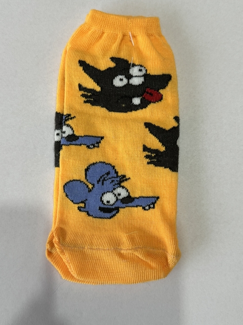 Soquete Tomy y Daly amarilla(Los Simpsons)