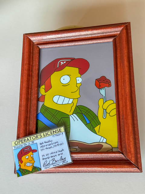 Cuadro Tony Randall/Red Barclay + Licencia