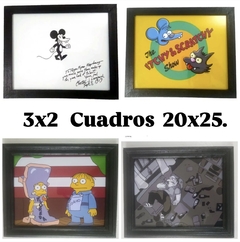 Liquidacion 3x2 de cuadros 20x25 - comprar online