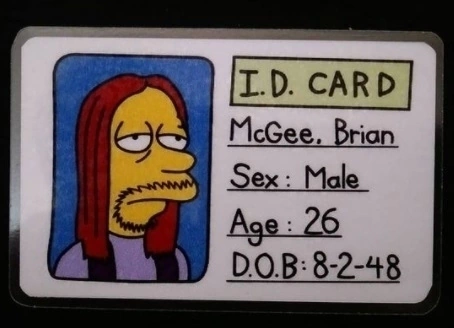 Licencia Brian Mcgee (Simpson) - comprar online