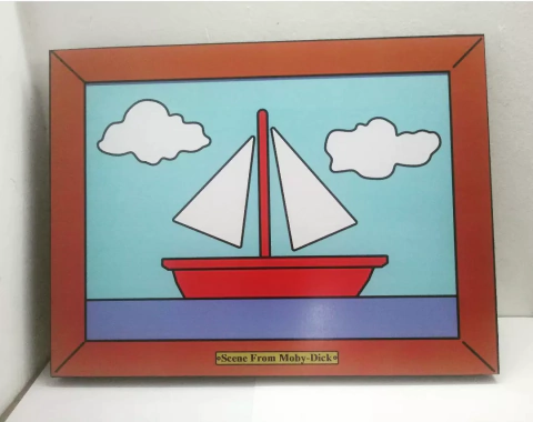 Cuadro del barco 30x40cm