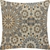 Capa Almofada Algodão 40x40cm Mandalas Trindade Cinza e Amarelo - comprar online